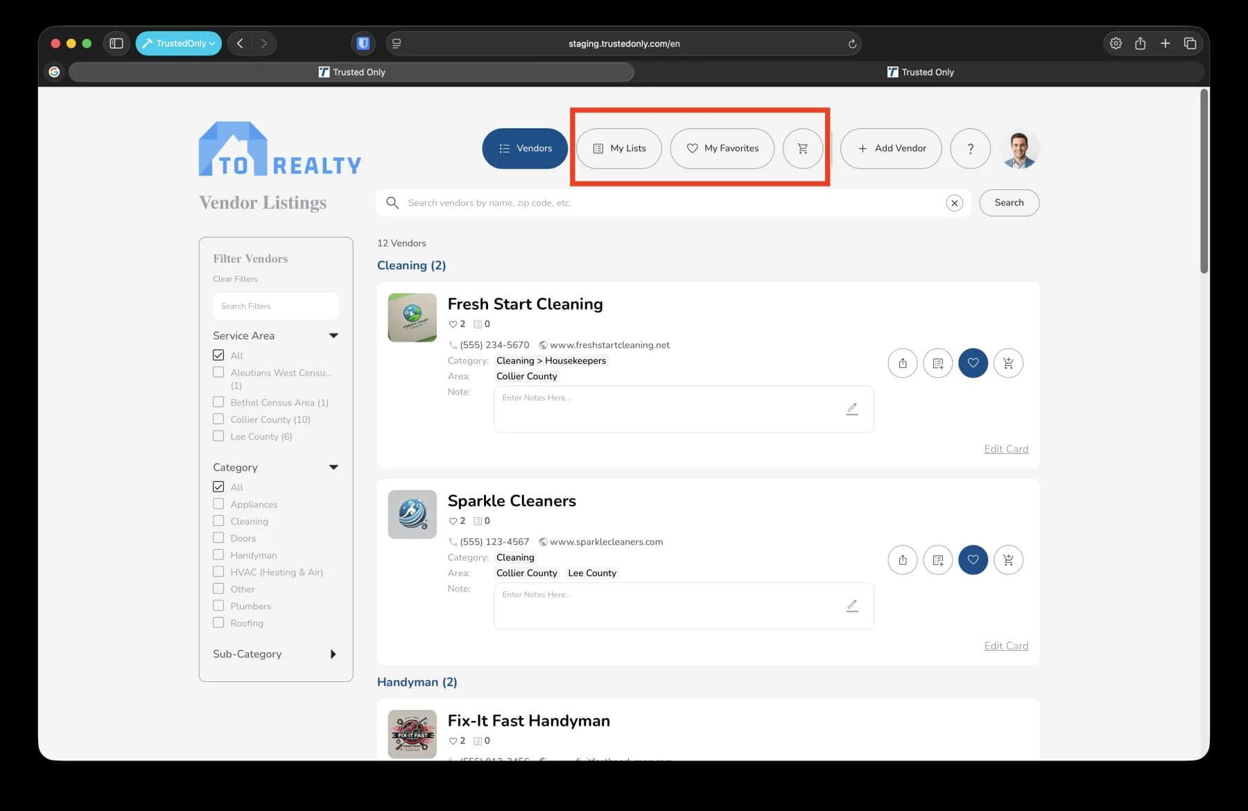 Article step screenshot