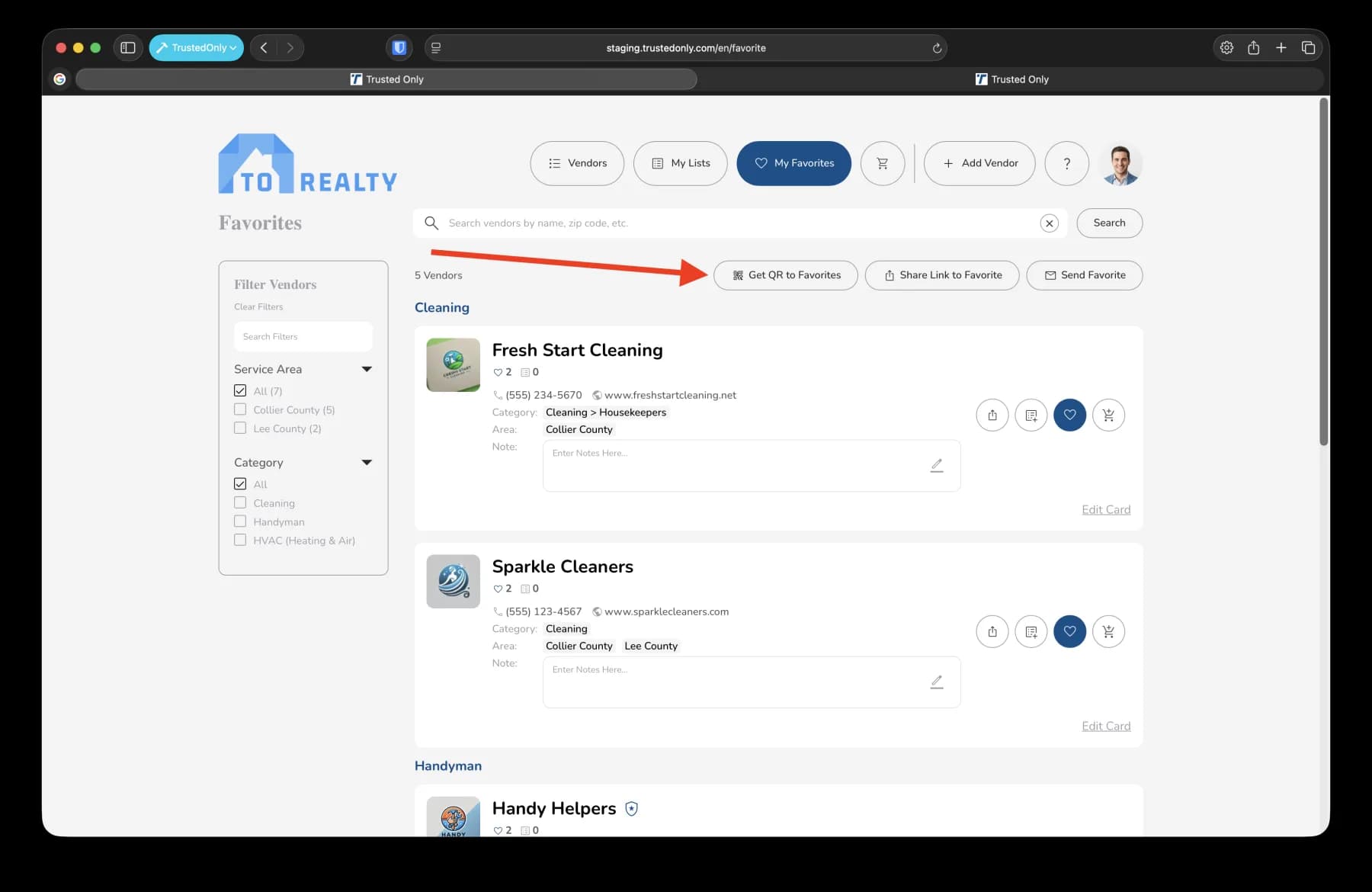Article step screenshot