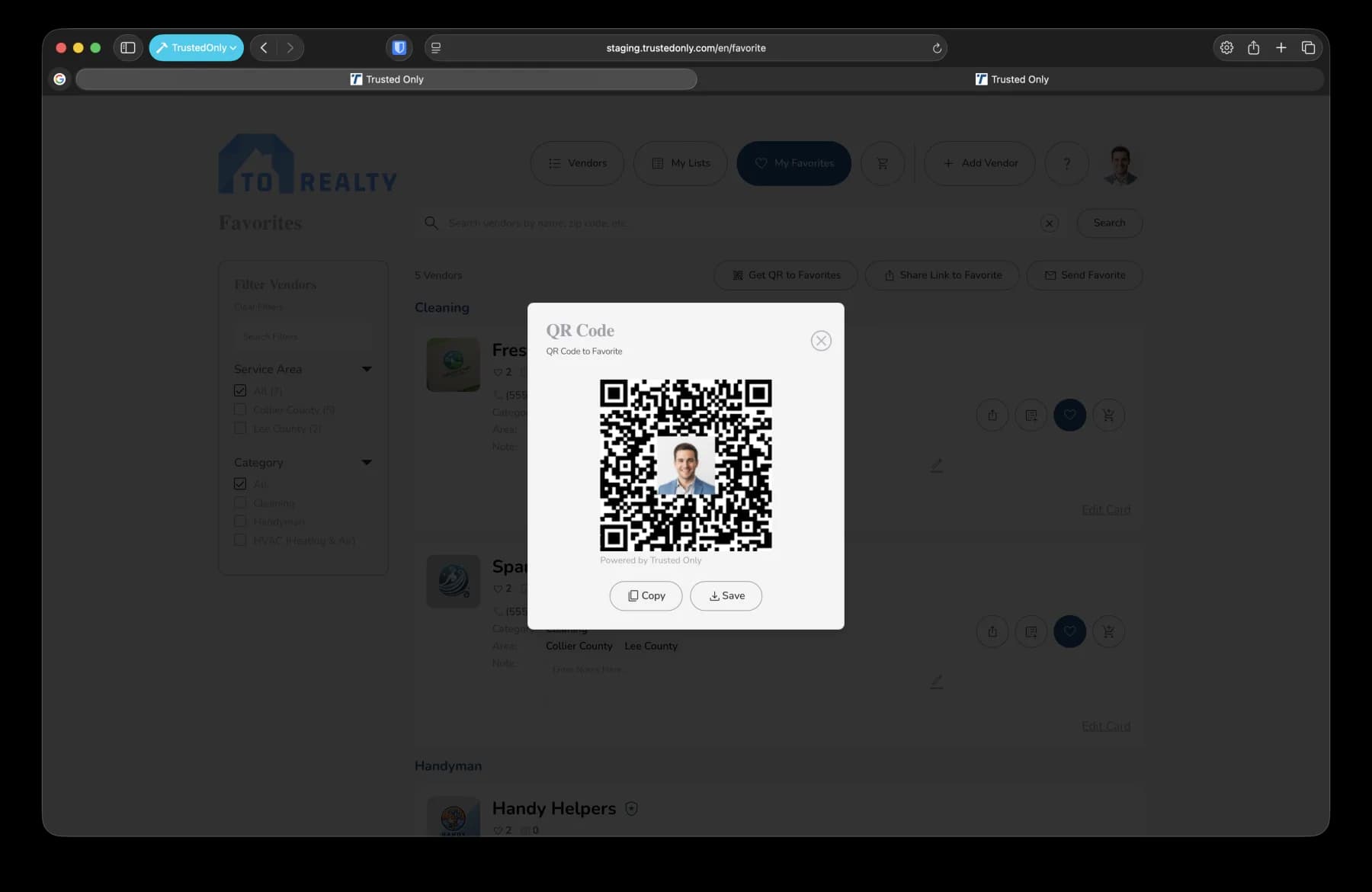Article step screenshot