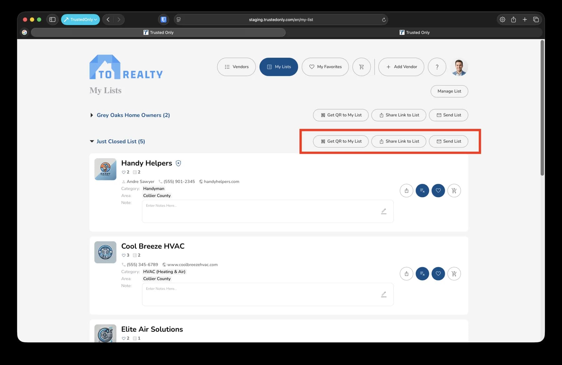 Article step screenshot