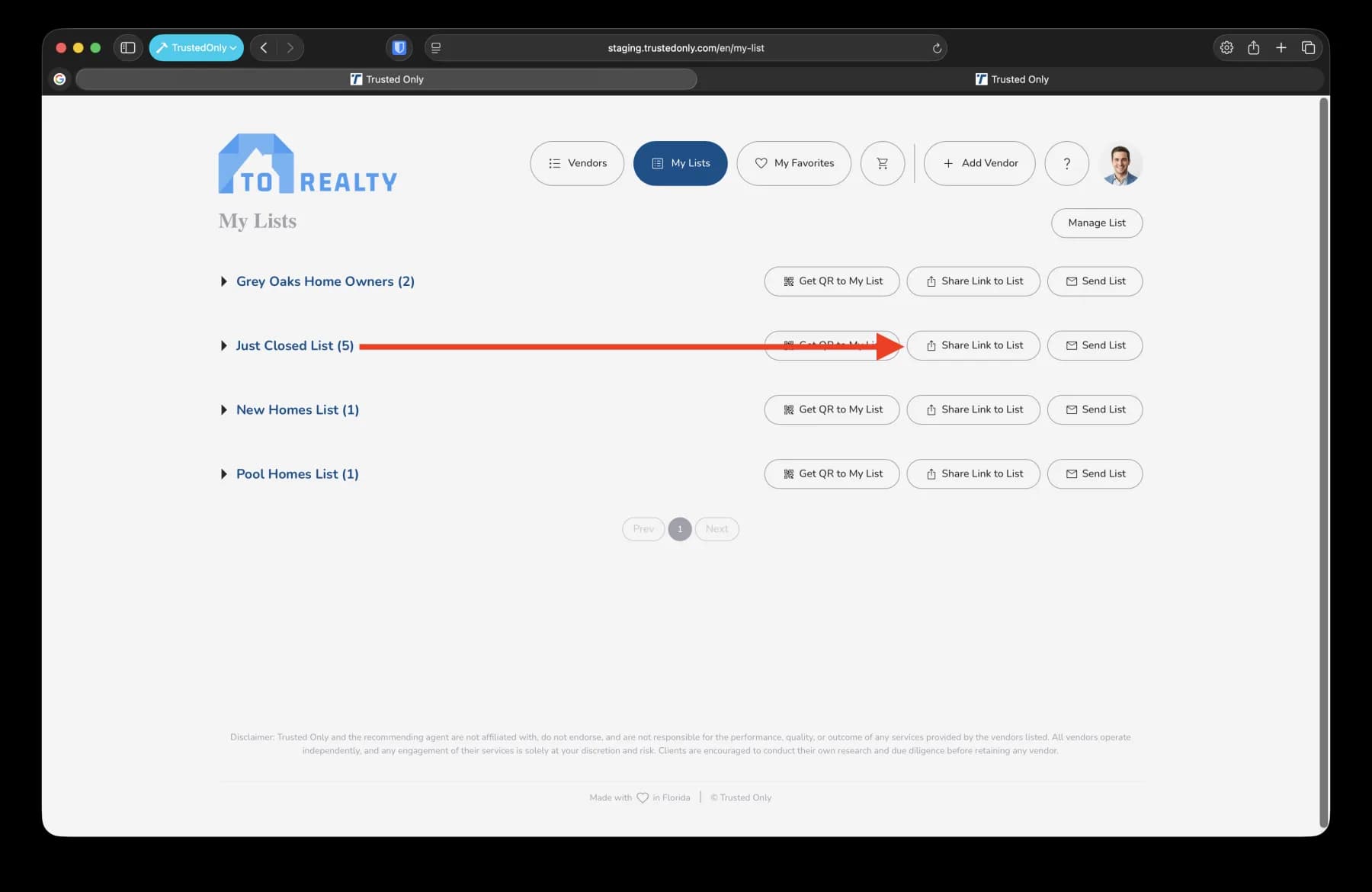 Article step screenshot