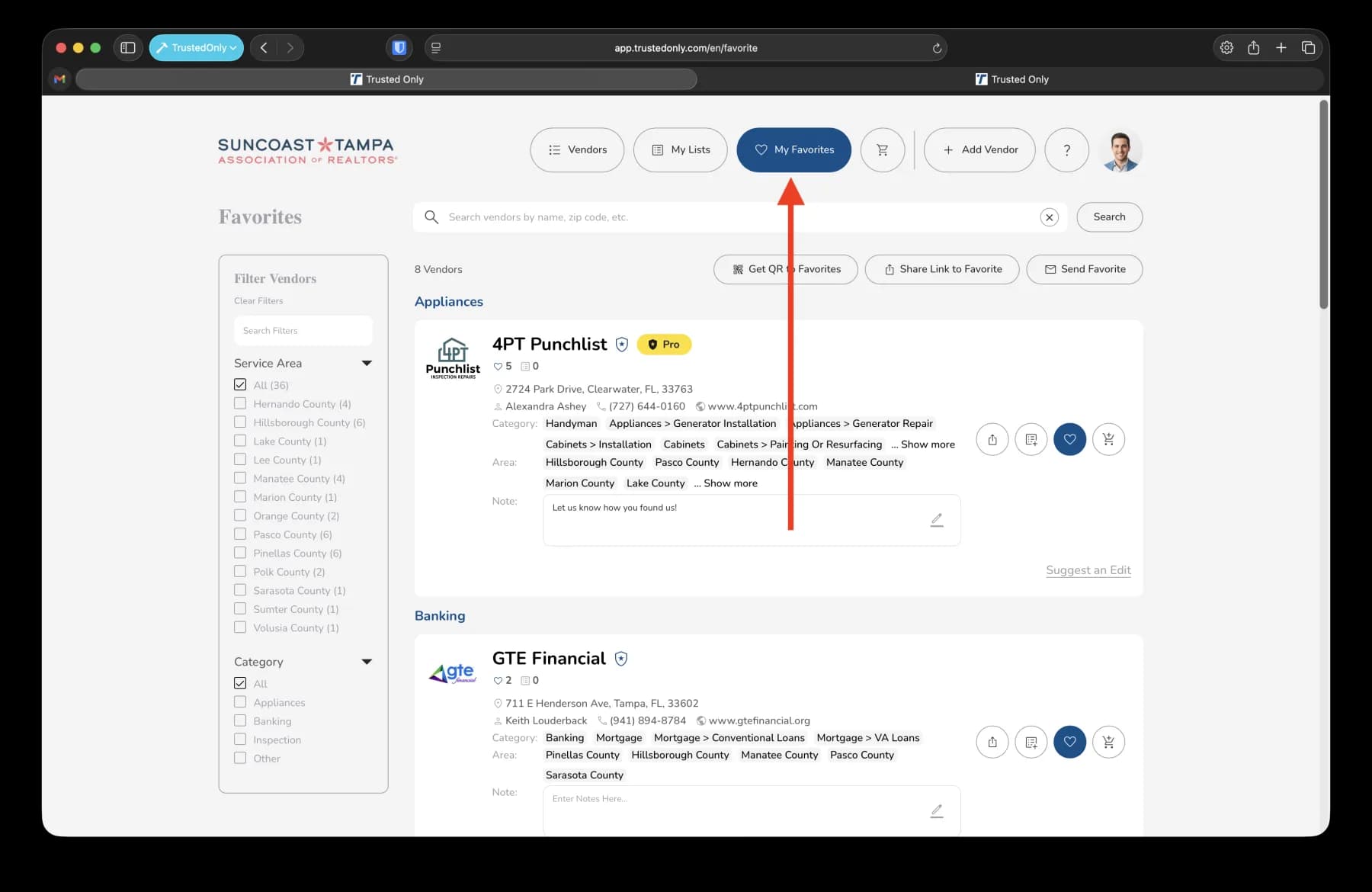 Article step screenshot