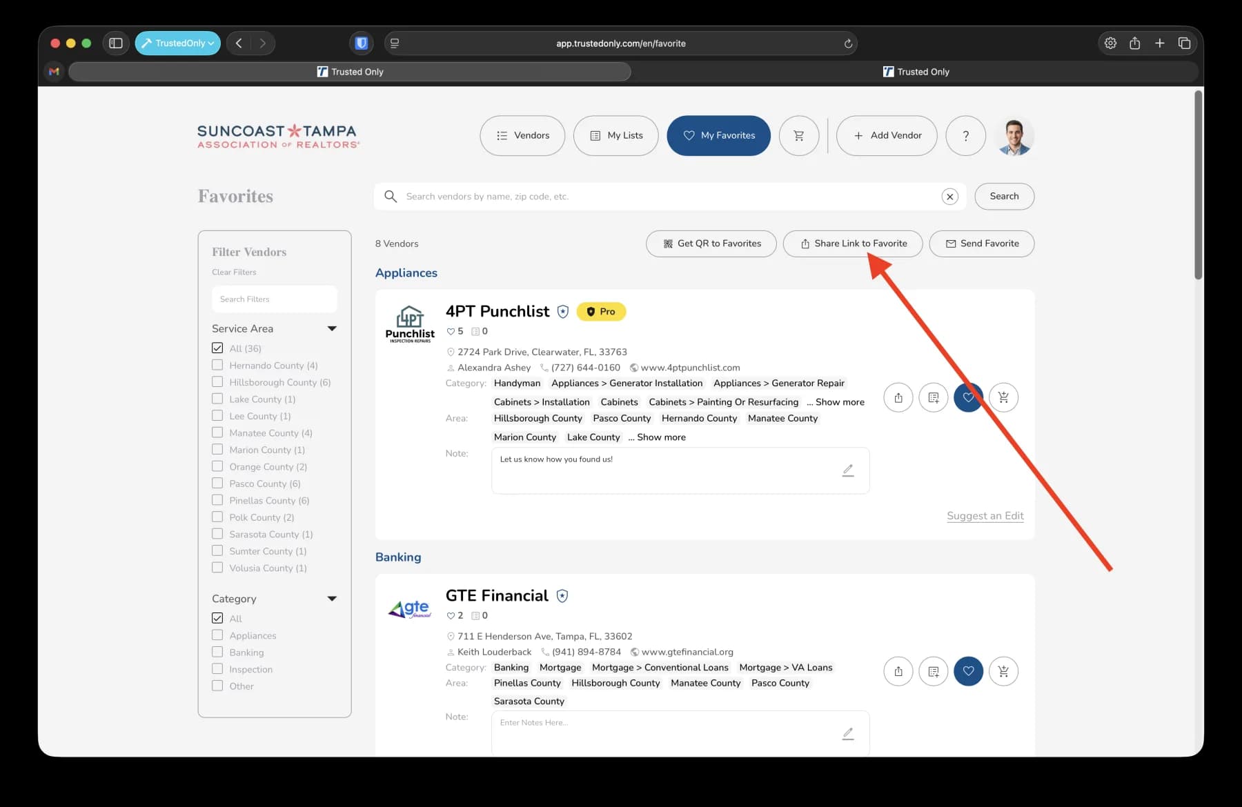 Article step screenshot