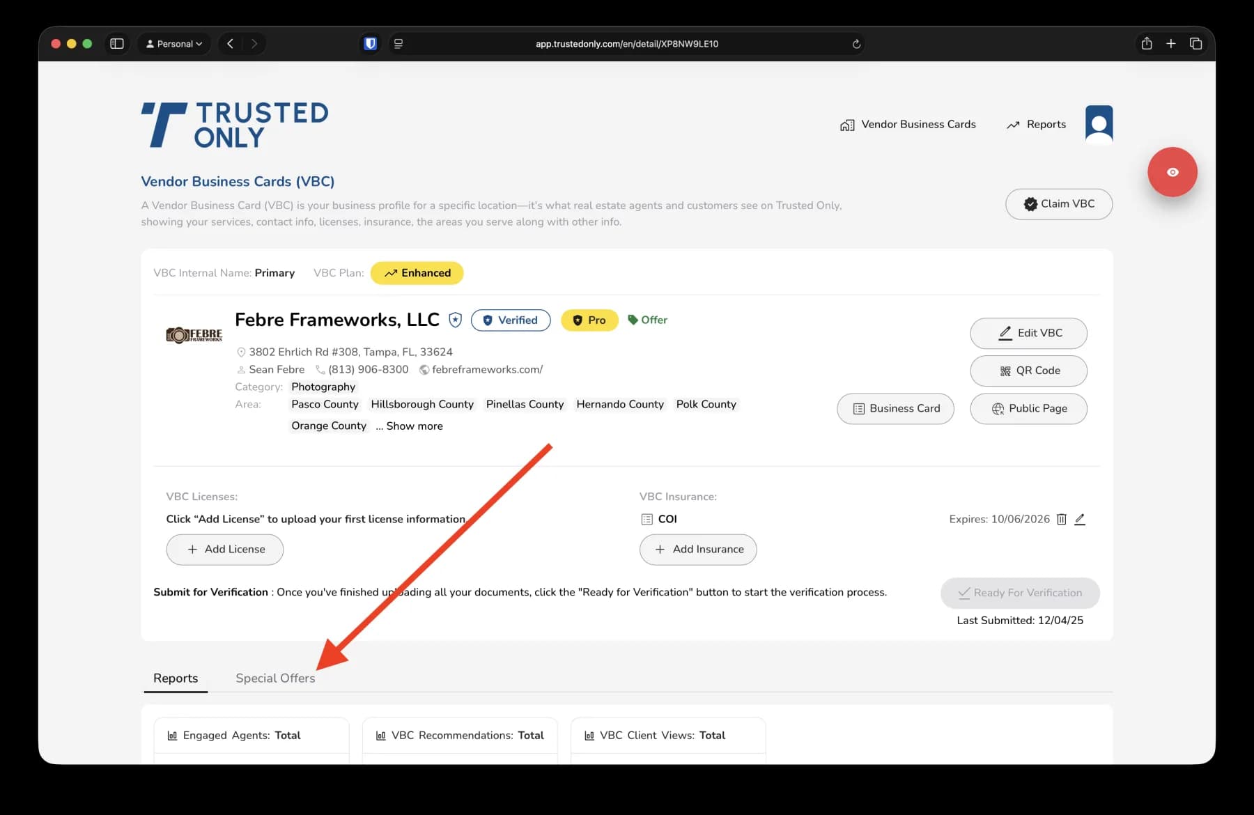 Article step screenshot