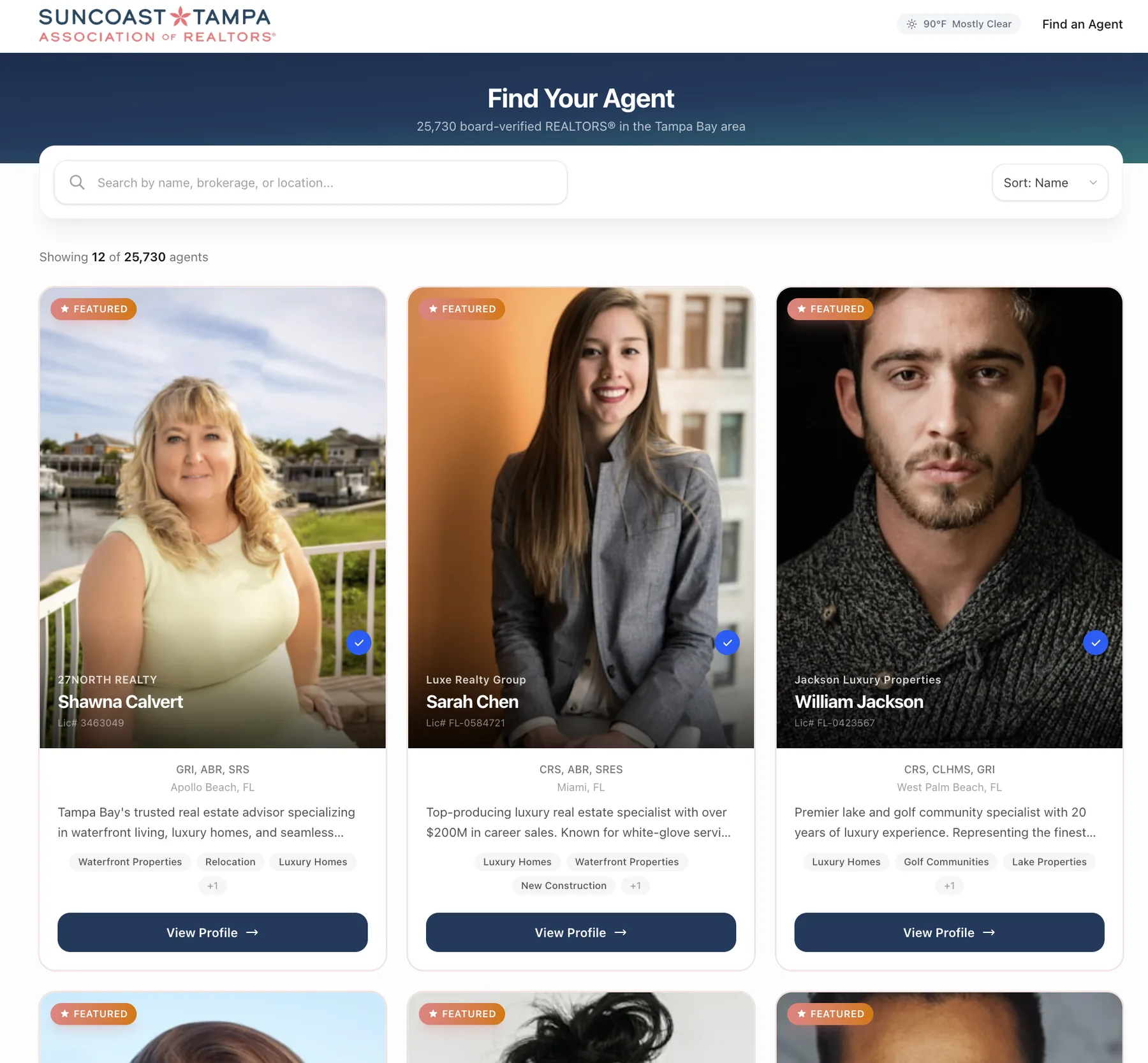 An SEO-ranked agent search marketplace with verified agent cards